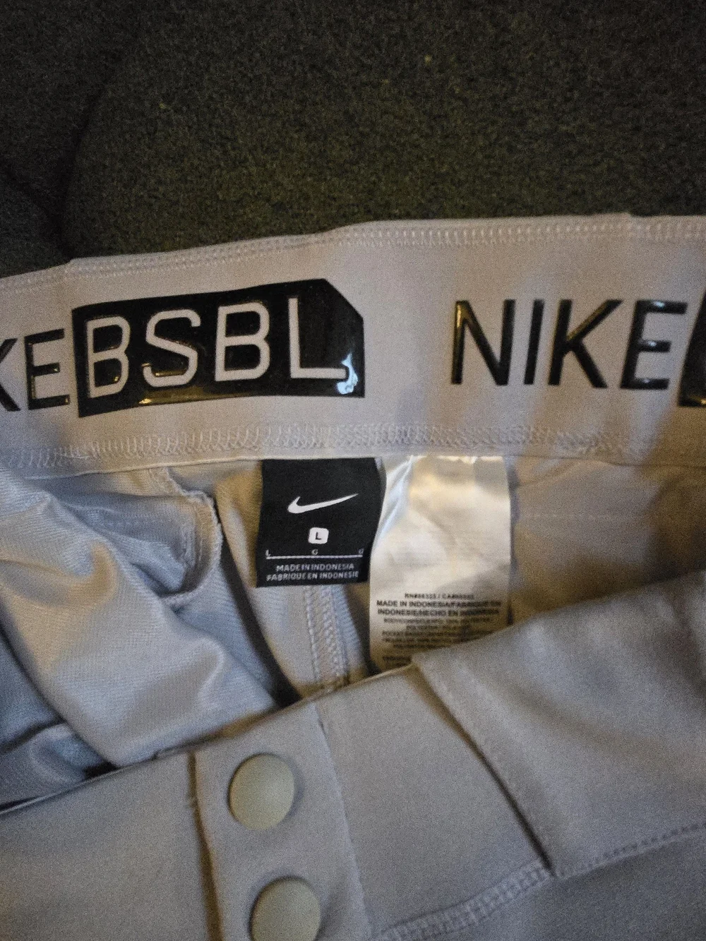 Nike Men's Light Gray Chino-Style Performance Pants